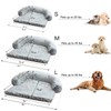 Calming Dog Bed Fluffy Plush Dog Mat for Furniture Protector