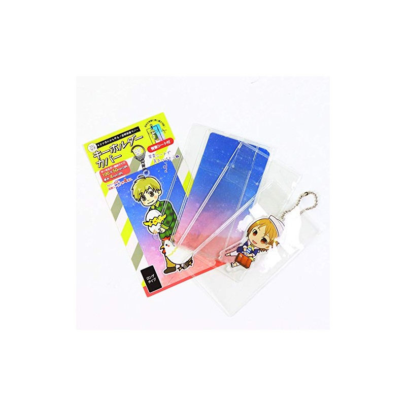 CVK03 Key Chain Cover, Long Type, 4 Pieces, Akki Cover,