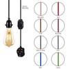 LEDSone Industriële Hanging Lamp Set, E27 Hanging Lamphouder, 4 Metre