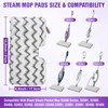 S3501 S3601 Steam Mop Replacement Pads Compatible with Shark Steam