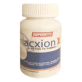 Supervits Acxionx 100 Capsulas Curcuma Sabor