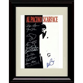 Scarface Autograph Promo Print - Al Pacino - Framed 8x10