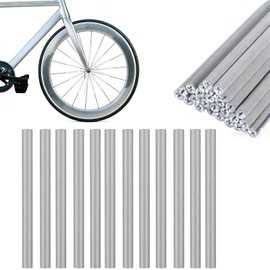 Phyxiul Bicycle Spoke Reflector, Pack of 12, 3.1 inches (80 mm) Board, Highly Reflective, Waterproof, Night, Bad Weather, Visible, Easy Installation, Safety Warning Seal, Sticking, Cross Bike