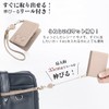 Shirizu Pass Case, Commuter Pass with Reel (MMTZBKBJKSSDGS), smoke purple