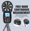 AIOMEST Handheld Wind Speed Meter Anemometer, Digtial Air Flow Tester