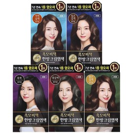LG Household & Health Care [Lien] Black Wool Bichak Cream Dye 120g Choose 1 out of 5 types Black / [리엔] 흑모비책 크림염색 120g 5종 중 1개 선택 흑색