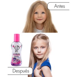 Seda Pure Sílica Profesional KIDS, Control de Frizz y Termo Protección para Peinado + Fácil, 120 ml