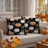 18x18 Inch Fall Pumpkin Pillow Covers Set of 2 Double-Sided