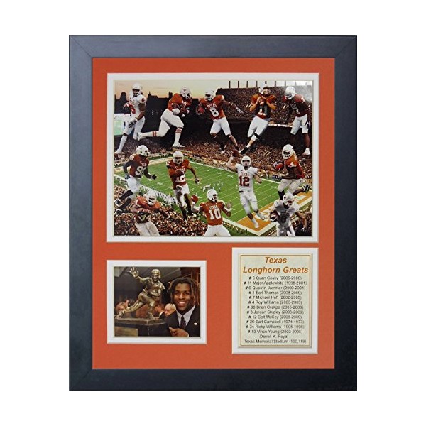 Legends Never Die Texas Longhorn Greats Framed Photo Collage, 11