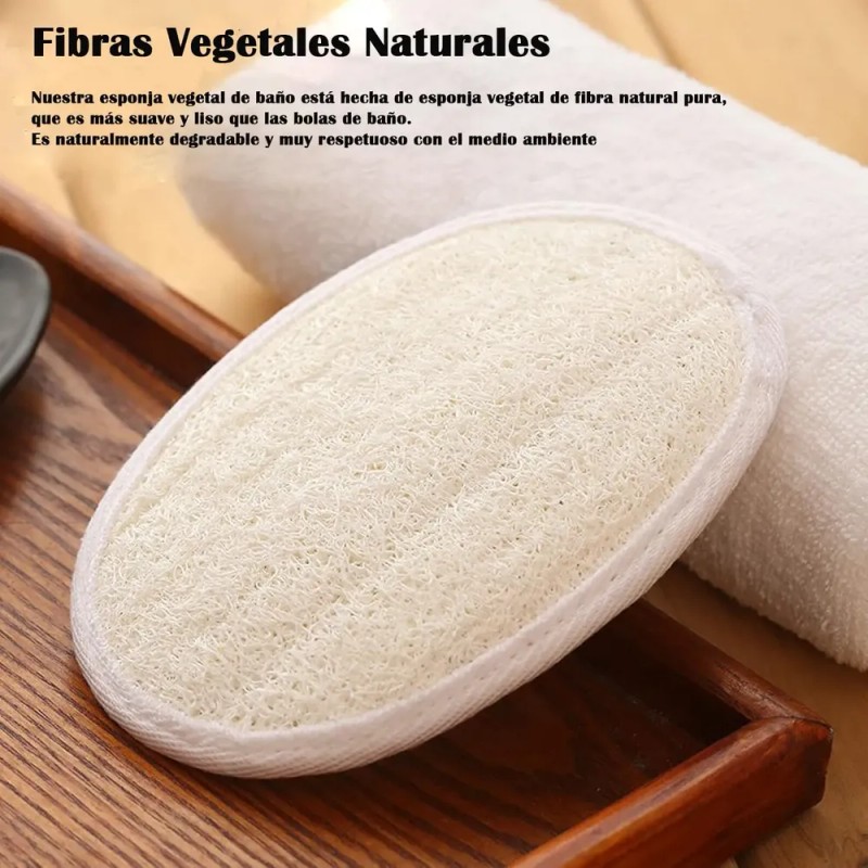Gesy Esponja Natural Lufa, Exfoliantes Naturales Puras, A