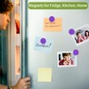 DUJEQM Round Fridge Magnets, Small Refrigerator Magnet, Whiteboard Magnets for