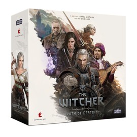 The Witcher: Path of Destiny Deluxe Edition - Competitive Tableau-Building Strategy Game Featuring Geralt, Yennefer, Ciri & More, Ages 14+, 1-5 Players, 45-90 Minute Playtime