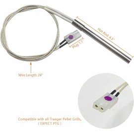 Pit Boss 2 Packs Hot Rod Igniter Kit Replacement for Pit Boss Wood Pellet Grill