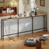 FLORIHOMA 78.7" Behind Couch Table with Fast Charging Station, 7.1"
