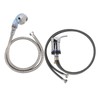 Salon Shampoo Bowl Faucet Sprayer Kit with 120cm Hose Mixing