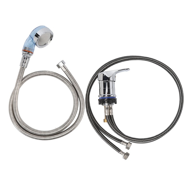 Salon Shampoo Bowl Faucet Sprayer Kit with 120cm Hose Mixing