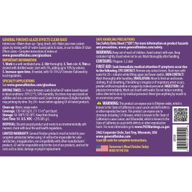 General Finishes Water Based Glaze Effects, 1 Pint, Clear Base