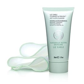 Cleanse & Polish Hot Cloth Cleanser 30 ml with cloth by Liz Earle (Cruelty free)