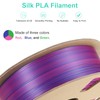 PATIKIL 3D Printer Filament, 1.75m 1KG, Tri-Colors Red Blue Green