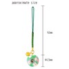 Zoon Flower Crepe Kaleidoscope, Japanese Pattern, Crepe, Rooted Bell Key