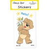 Suzy's Zoo Stickers 4-pack, "Hello! Bear" 10127
