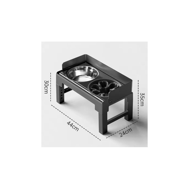 Adjustable Elevated Pet Feeder for Dogs and Cats – 3