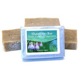 Ancient Sunrise All Natural Shampoo Bar with Nettle Comfrey and Peppermint