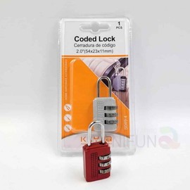 Small Password Lock for Lockers, Doors, and Cabinets Combination Lock 3ea