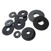 M8 X 25mmmm Black Rubber Penny Washers (Pack of 10)