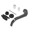 Motorcycle Handlebar Guard Carbon Fiber Style Aluminium Alloy Universal 22mm/0.87inBlack