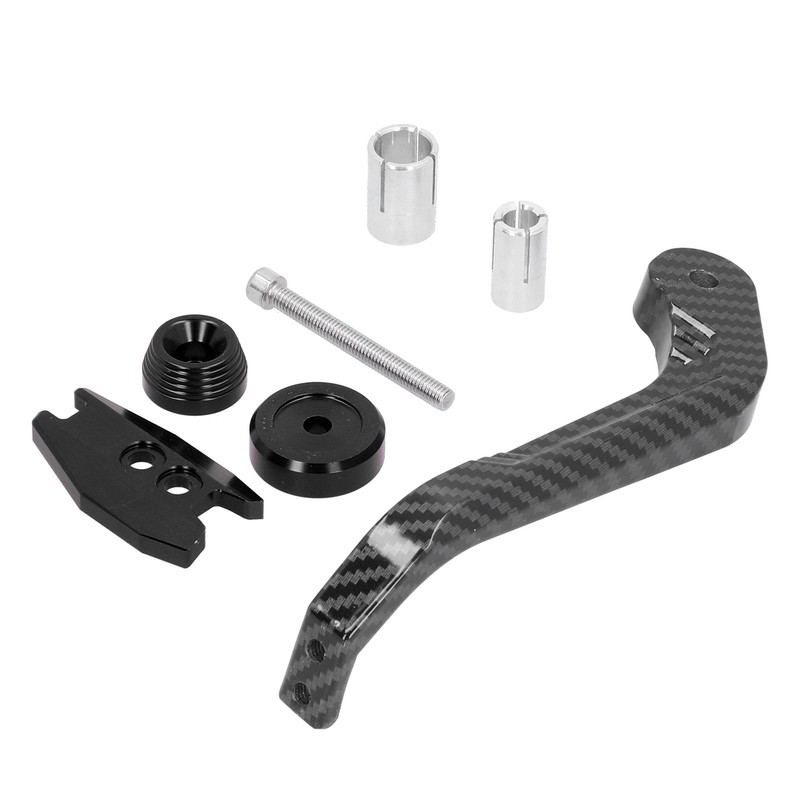 Motorcycle Handlebar Guard Carbon Fiber Style Aluminium Alloy Universal 22mm/0.87inBlack