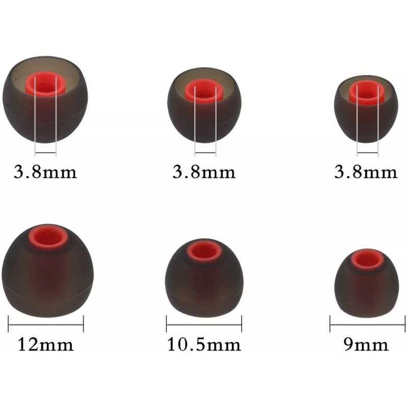 Unbranded/Generic NEW Zotech 9 Pairs Replacement Earbud Tips for Senso/Zeus/Oti
