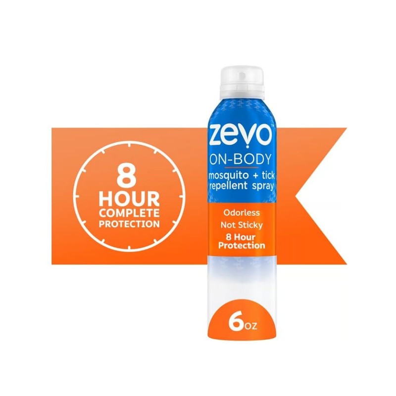 Zevo On-Body Aerosol Spray Insect Repellent Liquid for Mosquitoes/Ticks 6