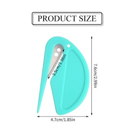 Pinsheng Letter Opener, Package Opener, Envelope Opener, Pack of 5, Envelope Slotted Box Opener, Mail Opener, Paper Cutter for Envelope, Box, Parcel, Paper Cutting for Home, Office, School