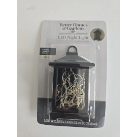 Twinkle Better Homes & Gardens LED Night Light Twinkle Lantern 3 Modes Soft White