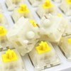 DRAOZA Gateron Milky Yellow Pro,5 Pin Switches pre lubed for