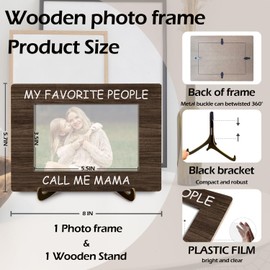 OVAcational Mom Mother Picture Frames 4x6,Mama Photo Frame,Mothers Day Picture Frame,Mom Gifts For Mommy Women Friends Female Girls,Gifts From Daughter Son