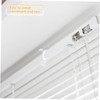 Gatuida 10pcs Clear Plastic Blind Retainer Clips for Window Blinds