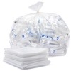 65 Gallon Clear Trash Bags Heavy Duty (MegaPack 50 Bags