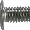 Trusco B183-0206 Hex Lobe Ultra Low Head Screws, Stainless Steel,