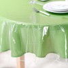 BNYD Clear Plastic Tablecloth Protector, Table Cloth Vinyl (70" Round)