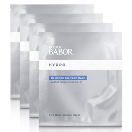 DOCTOR BABOR HYDRO RX - 3D Hydro Gel Face Mask for Face 4-Pack - Best Natural Hyaluronic Acid Sheet Mask...                                           