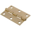 Hardware Essentials 852589 Light Narrow Door Hinges and Fixed Pin