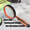Ocim 2 Pack Magnifying Glass,Kids Magnifier Shatterproof,75mm 10X Lens with