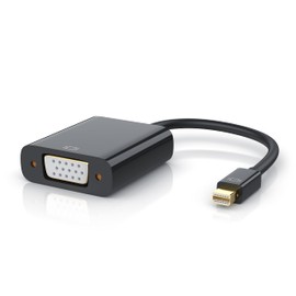 CSL – Mini DisplayPort to HDMI DVI VGA Black V1