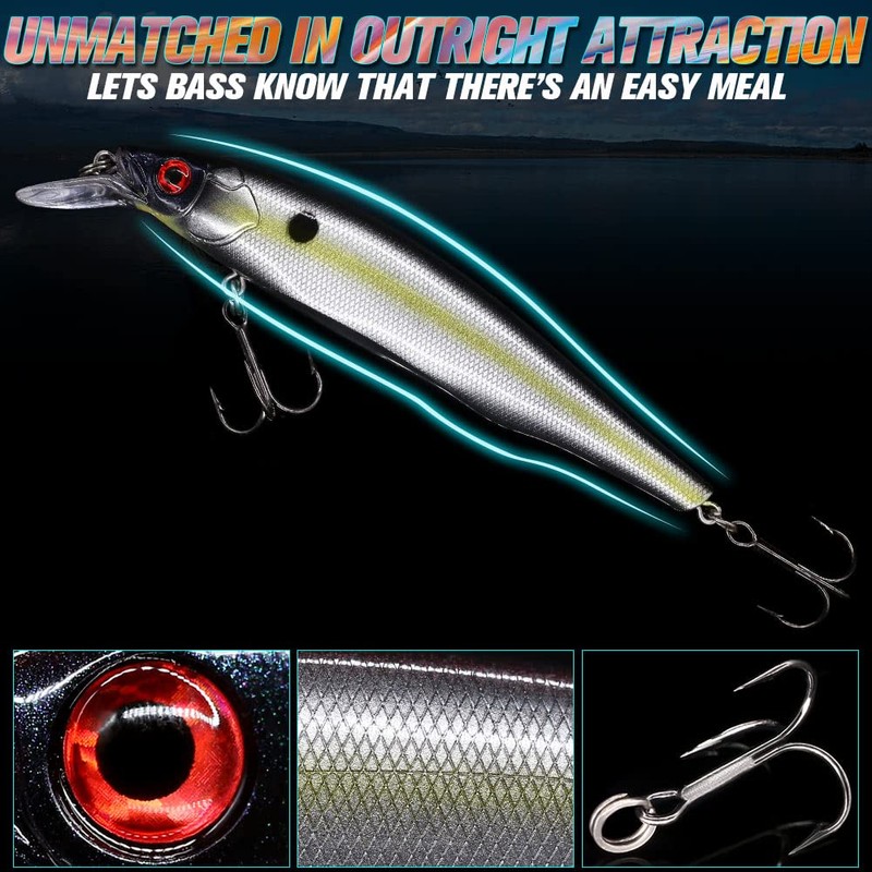 Jerkbait-for-Bass-Fishing-Minnow-Lure-Suspending-Jerk-Baits-Fishing-Lures Kit