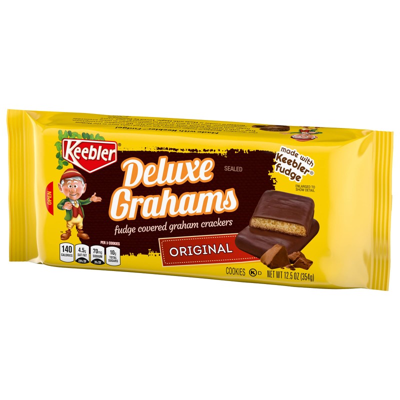 Keebler Fudge Deluxe Grahams, 12.5oz