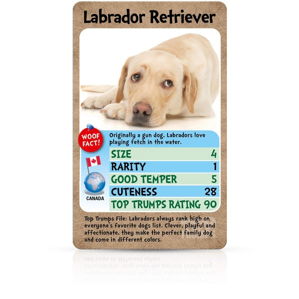 Lovable Dogs Top Trumps Card Game