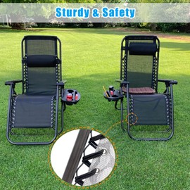 Zero Gravity Chair Replacement Cord, 8 Pieces, Durable Bungee Elastic Shoelaces Replacement Cords for Zero Gravity Chair, Lounge Chair, Patio, Deck Chair, Lawn Chair, Repair Kit, Black
