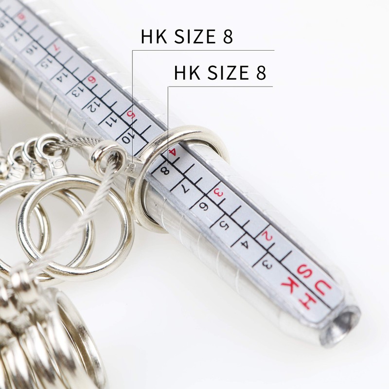 Cnstzbc HK Standard 1 - 33 Ring, Professional Measurement, Professional